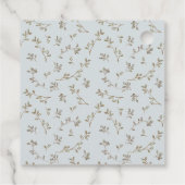 Cute Chic Boy Baby Clothes Essential Baby Shower Geschenkanhänger (Rückseite)