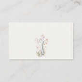 Cute Chick Farm Floral Display Shower Baby Shower Begleitkarte (Rückseite)