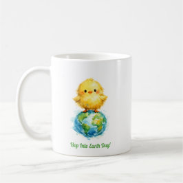 Cute Chick on Globe - Easter & Earth Day Design Kaffeetasse