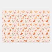 Cute Chicken Bird Pattern Geschenkpapier Set (Vorderseite 2)