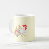Cute Chicken Family Mug Kaffeetasse (Vorderseite Links)