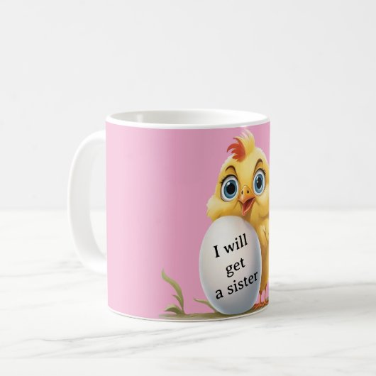 Cute Chicken Kaffeetasse (Vorderseite Links)