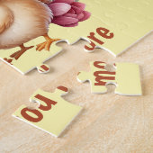 Cute chicken love you more customizable puzzle (Seite)