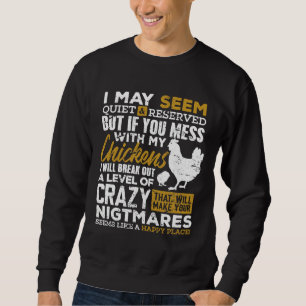 Cute Chicken Lover Farmer Sweatshirt