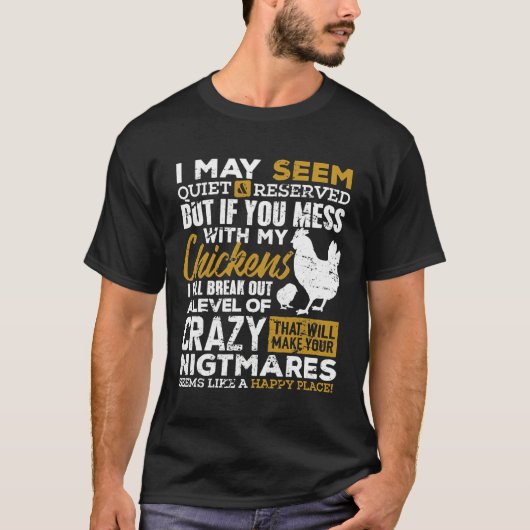 Cute Chicken Lover Farmer   T-Shirt (Vorderseite)