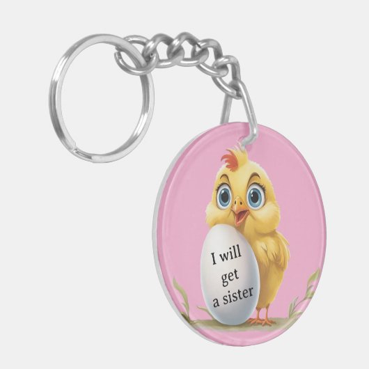 Cute Chicken Schlüsselanhänger (Vorderseite links)