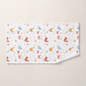 Cute Chickens Hens and Baby Chicks Badhandtuch Set (Handtuch)