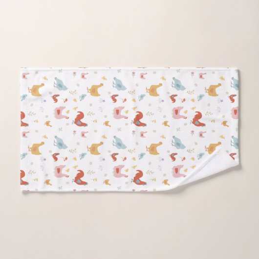 Cute Chickens Hens and Baby Chicks Badhandtuch Set (Handtuch)