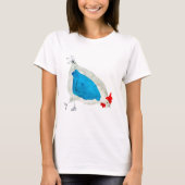 Cute chickens watercolor T-Shirt (Vorderseite)
