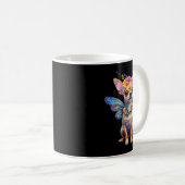Cute Chihuahua Dog Angel With Wings  Kaffeetasse (VorderseiteRechts)