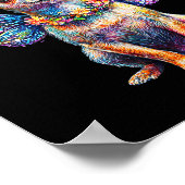 Cute Chihuahua Dog Angel With Wings Poster (Ecke)