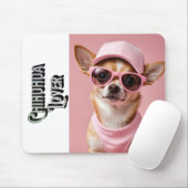 Cute Chihuahua Lover Pop Art  Mousepad (Mit Mouse)