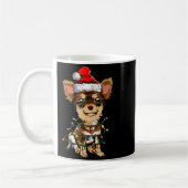 Cute Chihuahua Santa Christmas Tree Lights Xmas Do Kaffeetasse (Links)