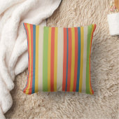 Cute Childs Circus Stripe Throw Pillow Kissen (Decke)