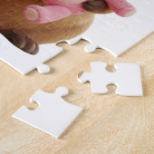 Cute Chill Capybara with Teddy Bear Jigsaw Puzzle (Seite)