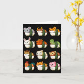 Cute Chinese Zodiac Animal Signs Lunar New Year Su Karte (Gelbe Blume)