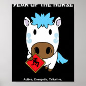 Cute Chinese Zodiac Lunar New Year Tees Year Of Th Poster (Vorne)