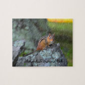 Cute Chipmunk, Shenandoah National Park Puzzle (Horizontal)