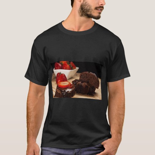 Cute Chocolate Cake Lover Tee (Vorderseite)
