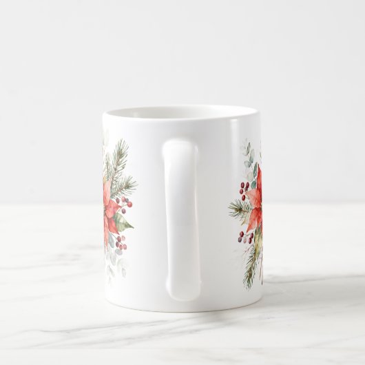 Cute Christmas Animals Illustration Kaffeetasse (Henkel)