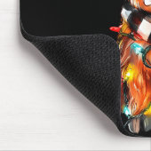 Cute Christmas Baby Highland Cow F Thanksgiving Mousepad (Ecke)