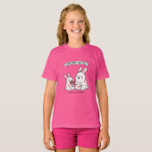 Cute Christmas Bunny Kids T-Shirt (Vorne ganz)