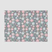 Cute Christmas Candy Canes Abstract Pattern Seidenpapier (Vorderseite)
