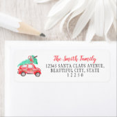 Cute Christmas Car Tree Festive Script Holiday (Insitu)