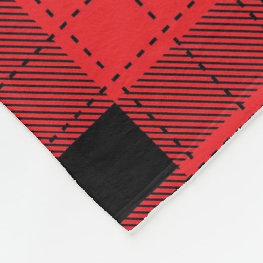 Cute Christmas Cartoon chick. customizable Fleecedecke (Ecke)