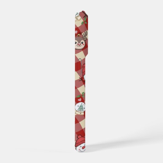 Cute Christmas Characters Phone Case iPhone Hülle (Rechte Seite)