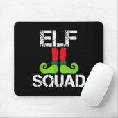 Cute Christmas Cheer Elf Squad Santa's Helper Mousepad (Mit Mouse)