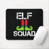 Cute Christmas Cheer Elf Squad Santa's Helper Mousepad (Mit Mouse)