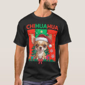 Cute Christmas Chihuahua | Festive Holiday Dog T-Shirt (Vorderseite)