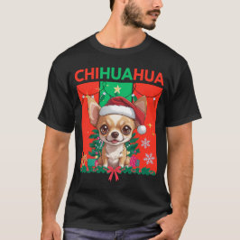 Cute Christmas Chihuahua | Festive Holiday Dog T-Shirt