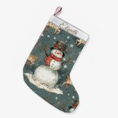 Cute Christmas Christmas Stocking Kleiner Weihnachtsstrumpf (Vorderansicht (hängend))