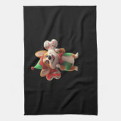 Cute Christmas Corgi Classic T-Shirt Geschirrtuch (Vertikal)