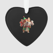 Cute Christmas Corgi Classic T-Shirt Ornament (Vorderseite)
