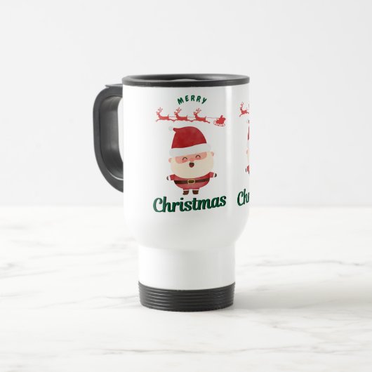 Cute Christmas Cup Reisebecher (Vorderseite Links)