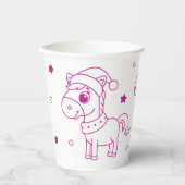 cute christmas design for kids pappbecher (Vorderseite)