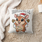 Cute Christmas Dik-Dik – Festive Holiday Lights & Kissen (Decke)