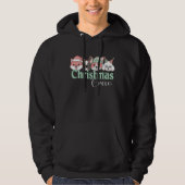 Cute Christmas Dog Crew Hoodie (Vorderseite)