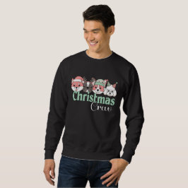 Cute Christmas Dog Crew Sweatshirt
