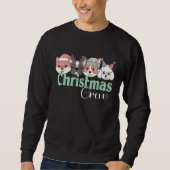 Cute Christmas Dog Crew Sweatshirt (Vorderseite)