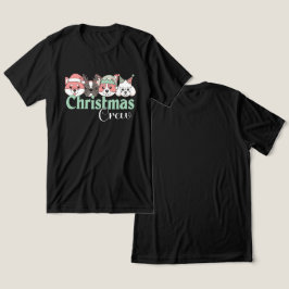 Cute Christmas Dog Crew Tri-Blend Shirt