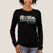 Cute Christmas Dog Crew Tri-Blend Shirt (Vorderseite)