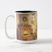 Cute Christmas Dragon Mug – “I’m Just Here for the Zweifarbige Tasse (Links)