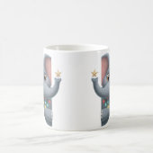 Cute Christmas Elephant Coffee Mug Kaffeetasse (Mittel)