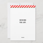 Cute Christmas Feiertagskarte (Rückseite)