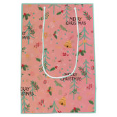  Cute Christmas Gift Bag Mittlere Geschenktüte (Rückseite)