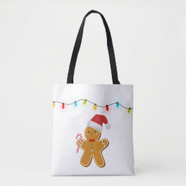 Cute Christmas Gingerbread Man Tote Bag Tasche